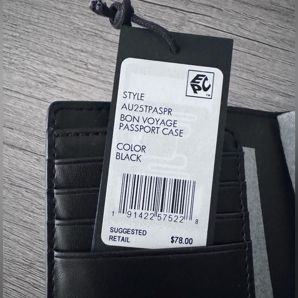 Rebecca Minkoff Bon Voyage Passport Case — Black Leather w/ Studs - Picture 10 of 12